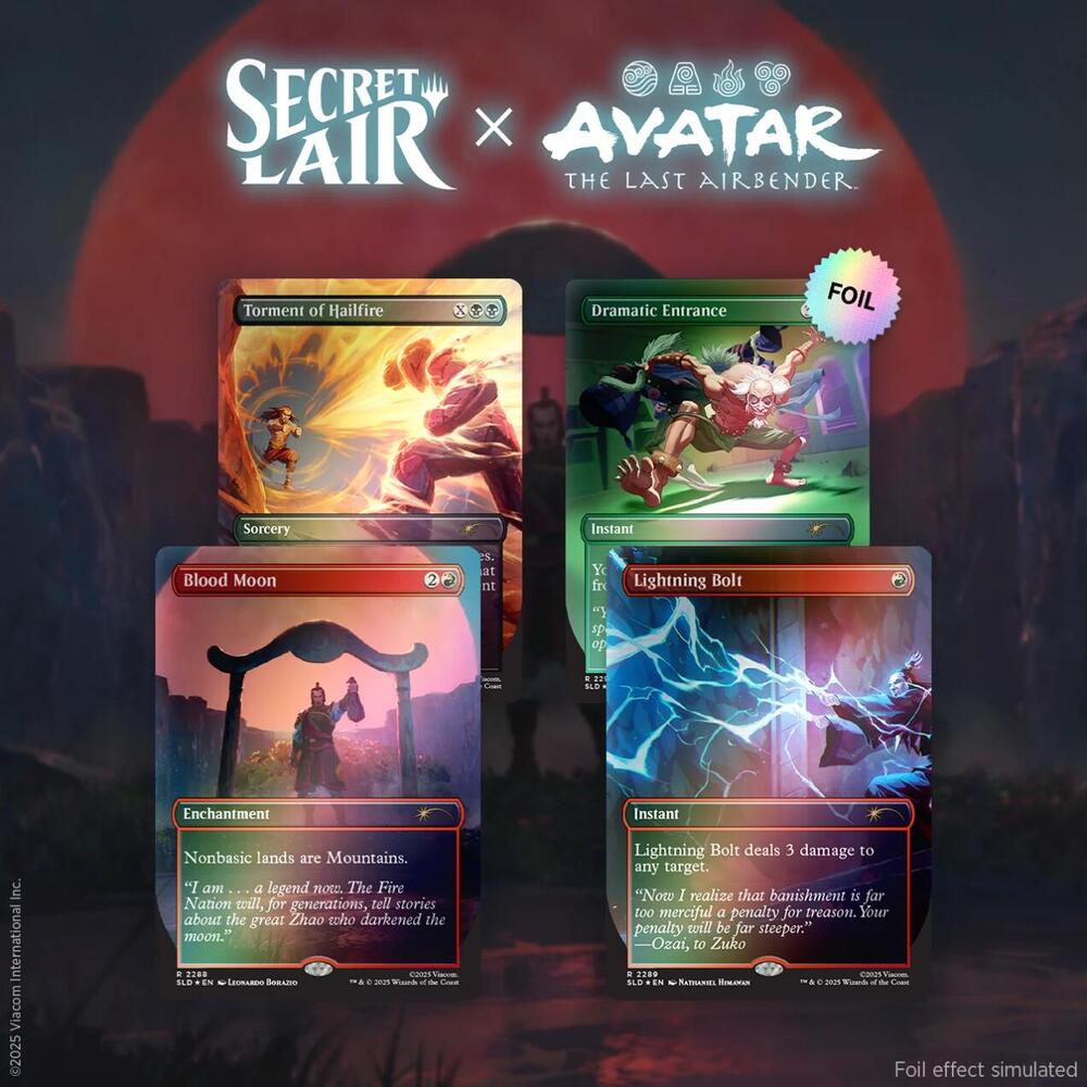 Magic the Gathering: Secret Lair Drop Series x Avatar The Last Airbender | Everything Changed | Non Foil Edition