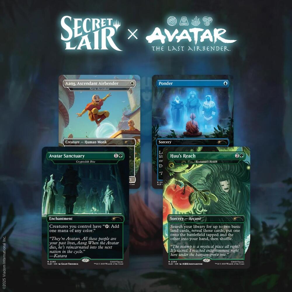 Magic the Gathering: Secret Lair Drop Series x Avatar The Last Airbender | A Lot To Learn | Non Foil Edition