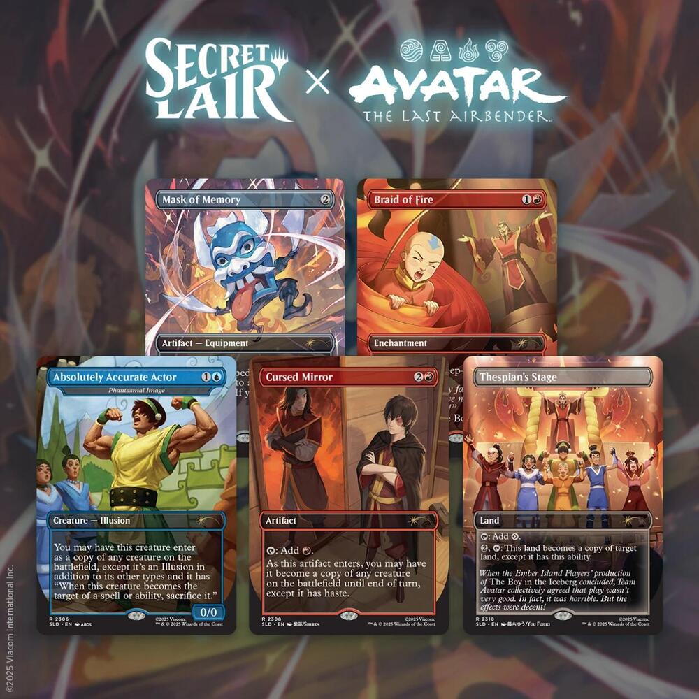 Magic the Gathering: Secret Lair Drop Series x Avatar The Last Airbender | Ember Island Players | Non Foil Edition