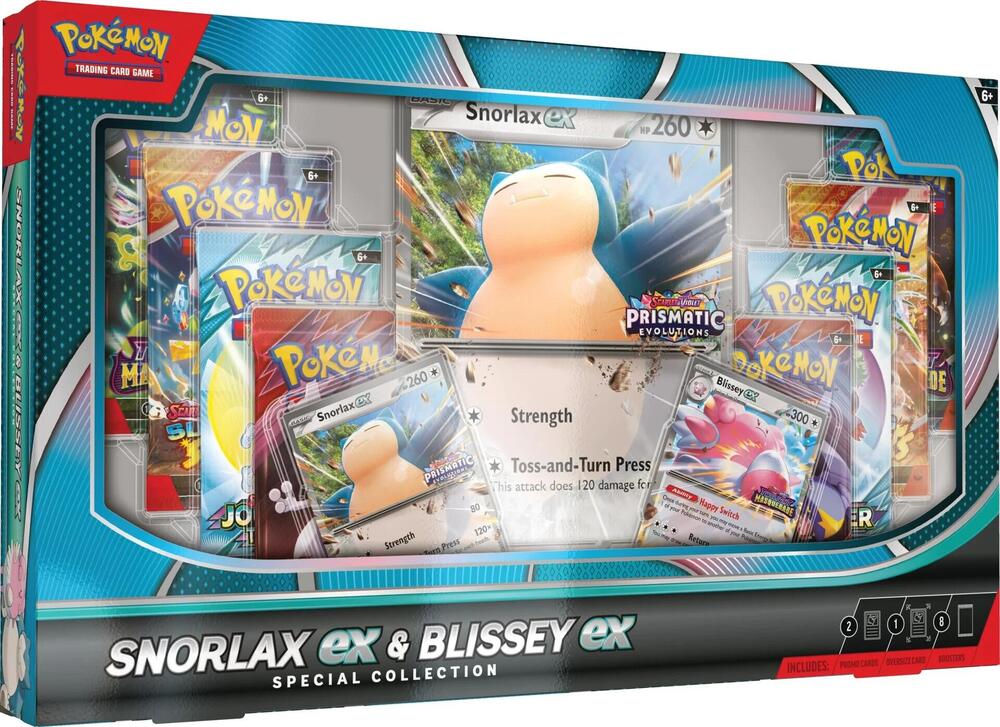Pokemon: Snorlax ex & Blissey ex Special Collection Box
