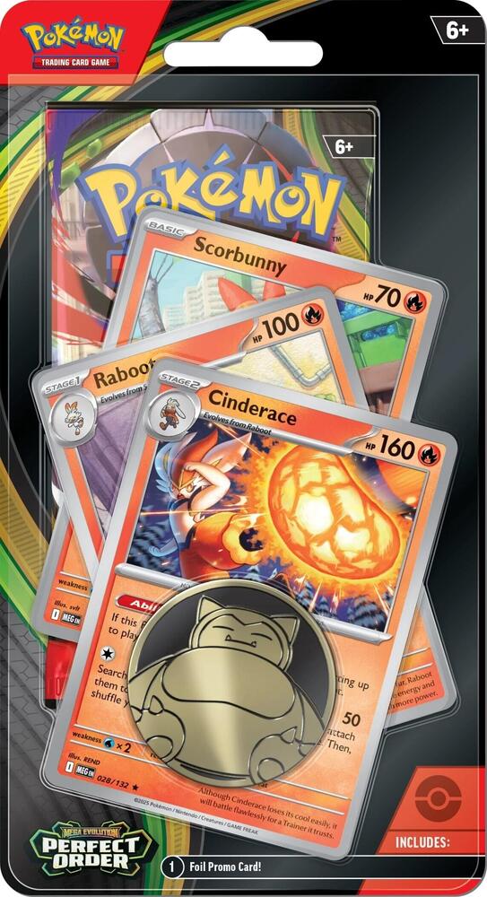 Pokemon: Perfect Order - Checklane Blister (Cinderace Line)