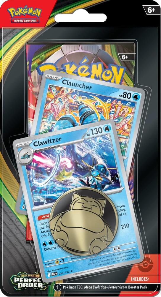 Pokemon: Perfect Order - Checklane Blister (Clawitzer Line)