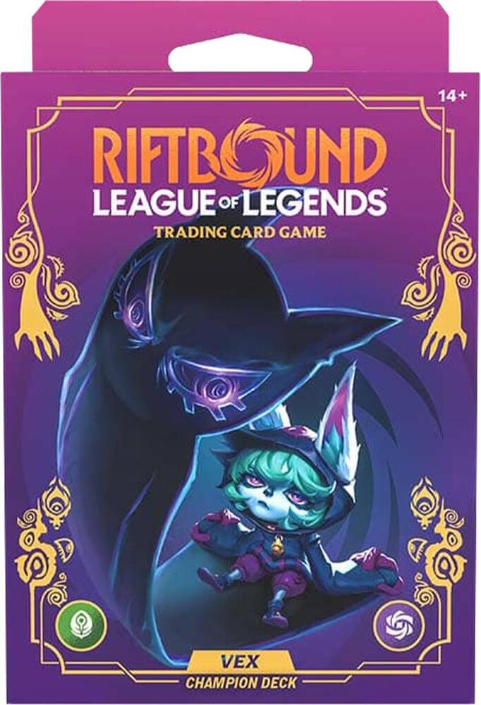 Riftbound: League of Legends Trading Card Game | Unleashed - Champion Deck (Vex)