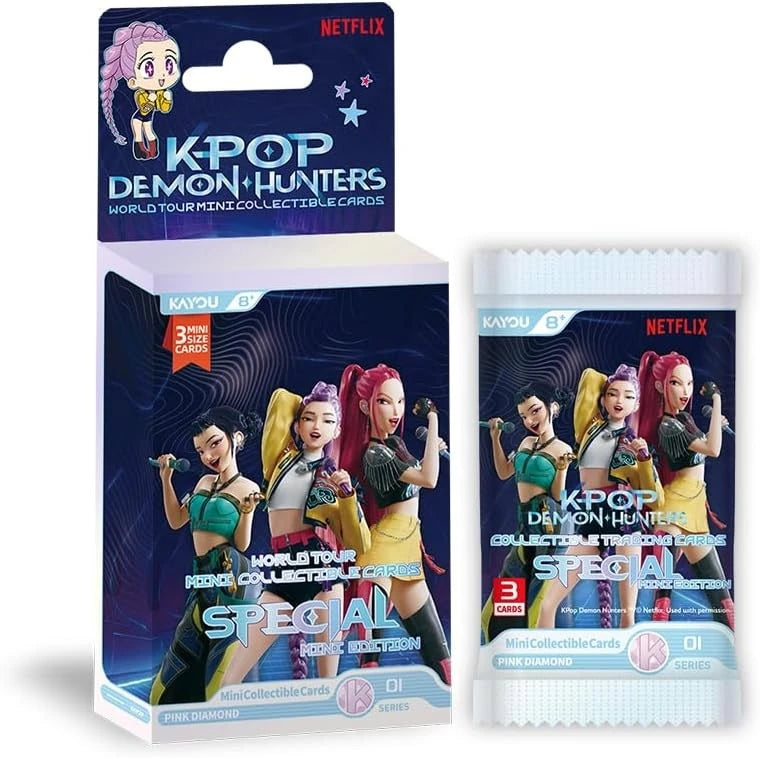 KPop Demon Hunters Collectible Cards: Special Mini Edition 001 (3 Cards)