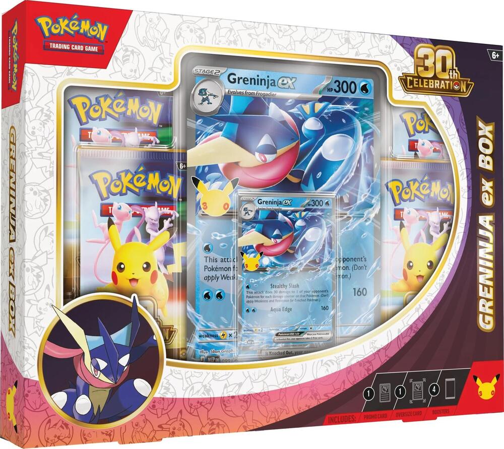 Pokemon: 30th Celebration - Greninja ex Box