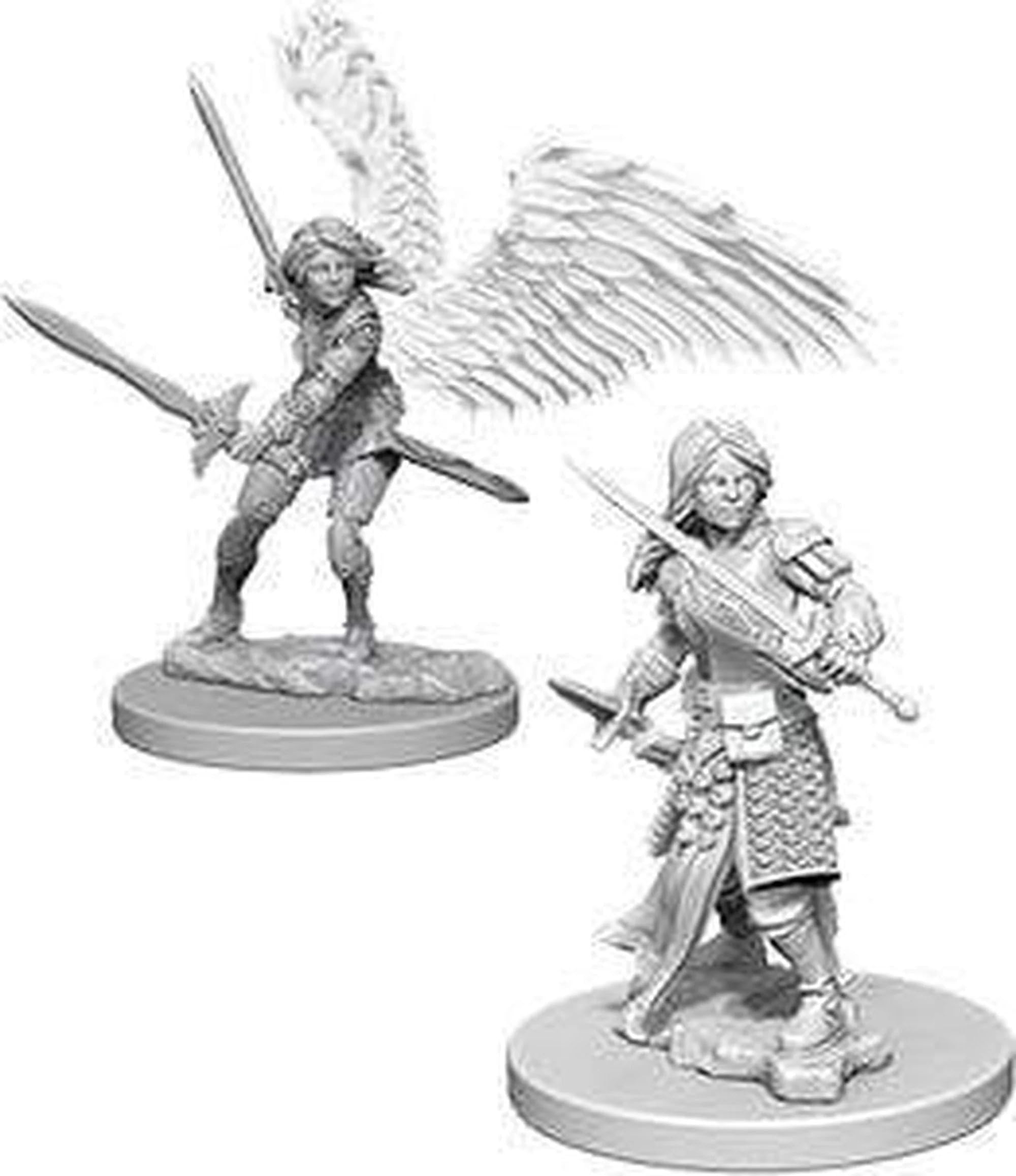 D&D Nolzur's Marvelous Miniatures: Unpainted Minis - Aasimar Female Paladin (Wave 5)