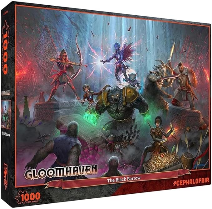 Gloomhaven Black Barrow 1000-Piece Puzzle