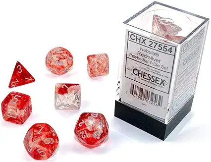 7-Die Set Nebula Luminary: Red/silver