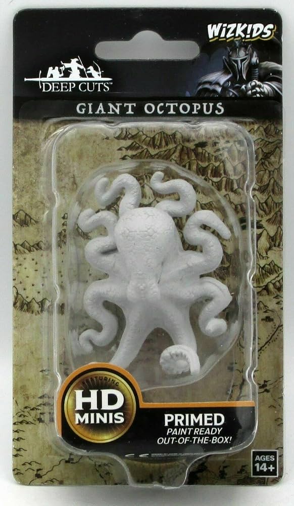 Wizkids Deep Cuts Miniatures: Unpainted Minis - Giant Octopus (Wave 9)