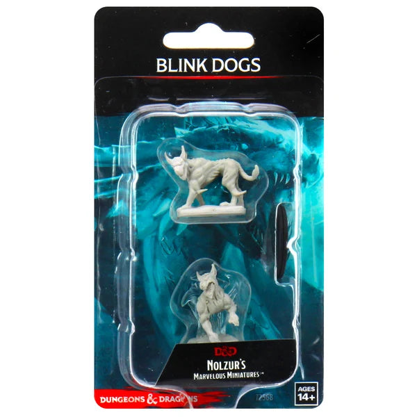 D&D Nolzur's Marvelous Miniatures: Unpainted Minis - Blink Dogs (Wave 1)