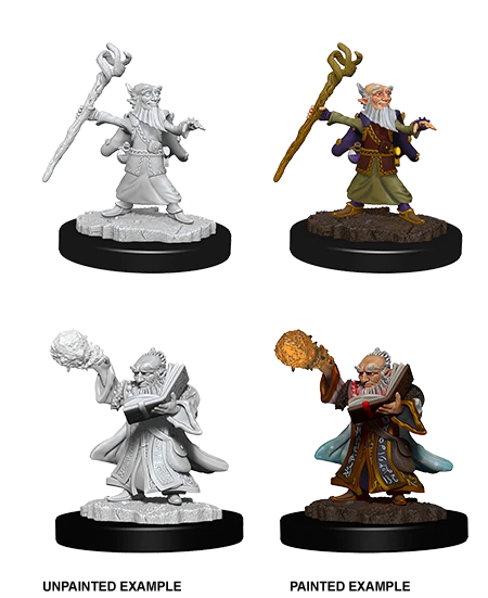D&D Nolzur's Marvelous Miniatures: Unpainted Minis - Male Gnome Wizard (Wave 6)