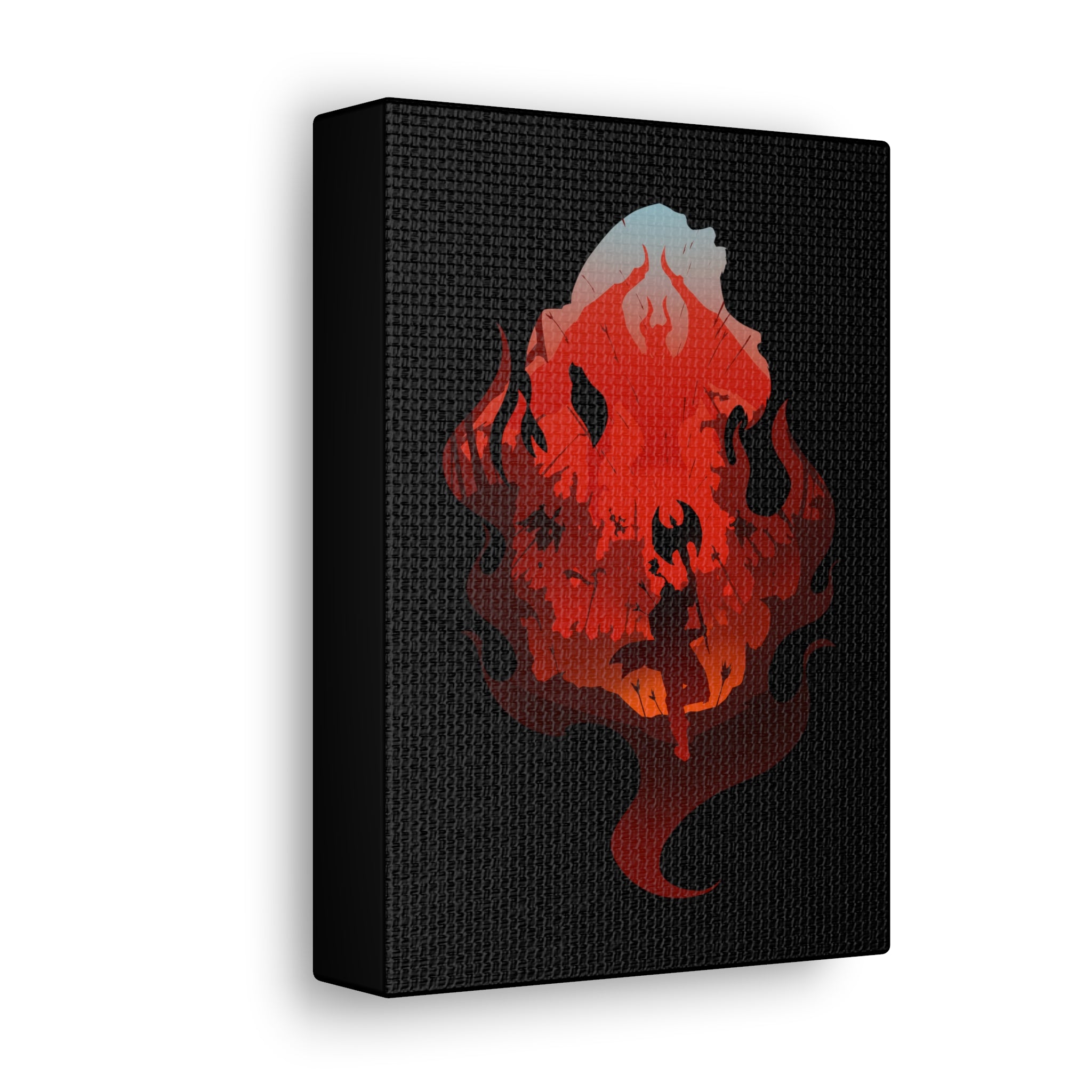 BARBARIAN CLASS SILHOUETTE CANVAS GALLERY WRAPS