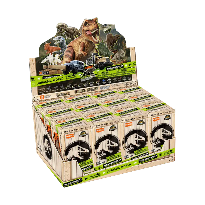 Blokees: Jurassic World TERRAVENTURE - Surprise Wave 1 | Dinosaur Capture Operation - BLIND BOX