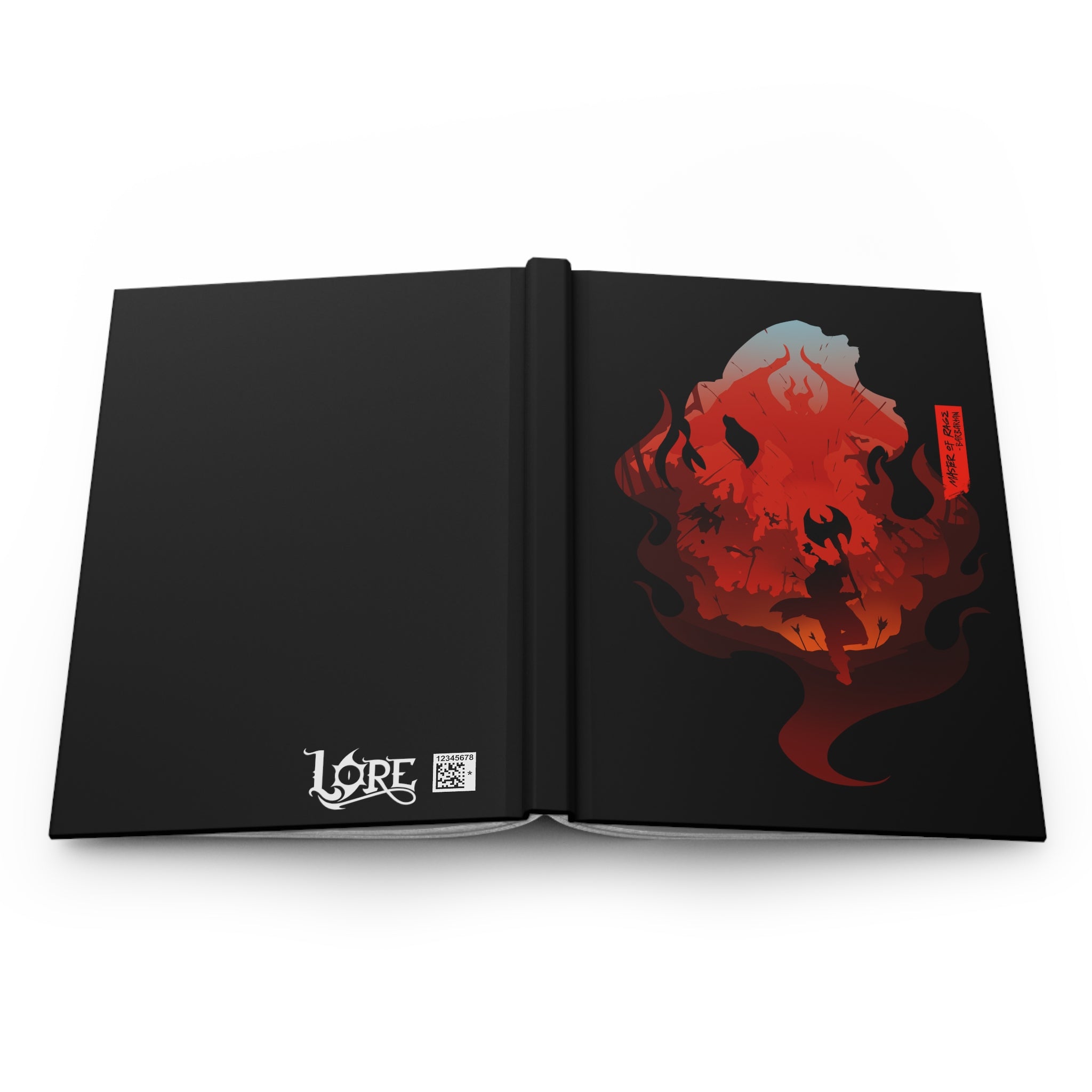 BARBARIAN CLASS SILHOUETTE HARDCOVER CAMPAIGN JOURNAL