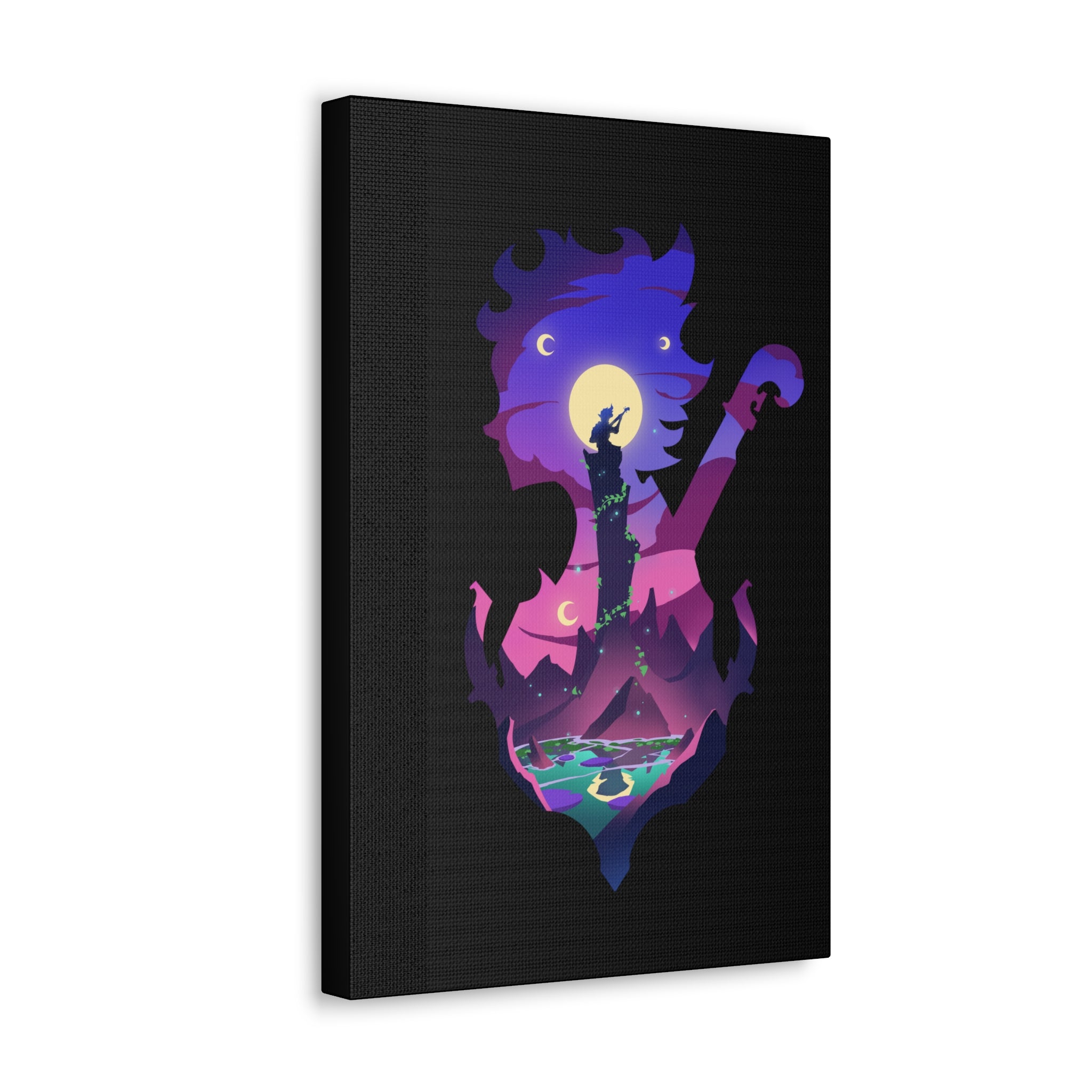 BARD CLASS SILHOUETTE CANVAS GALLERY WRAPS