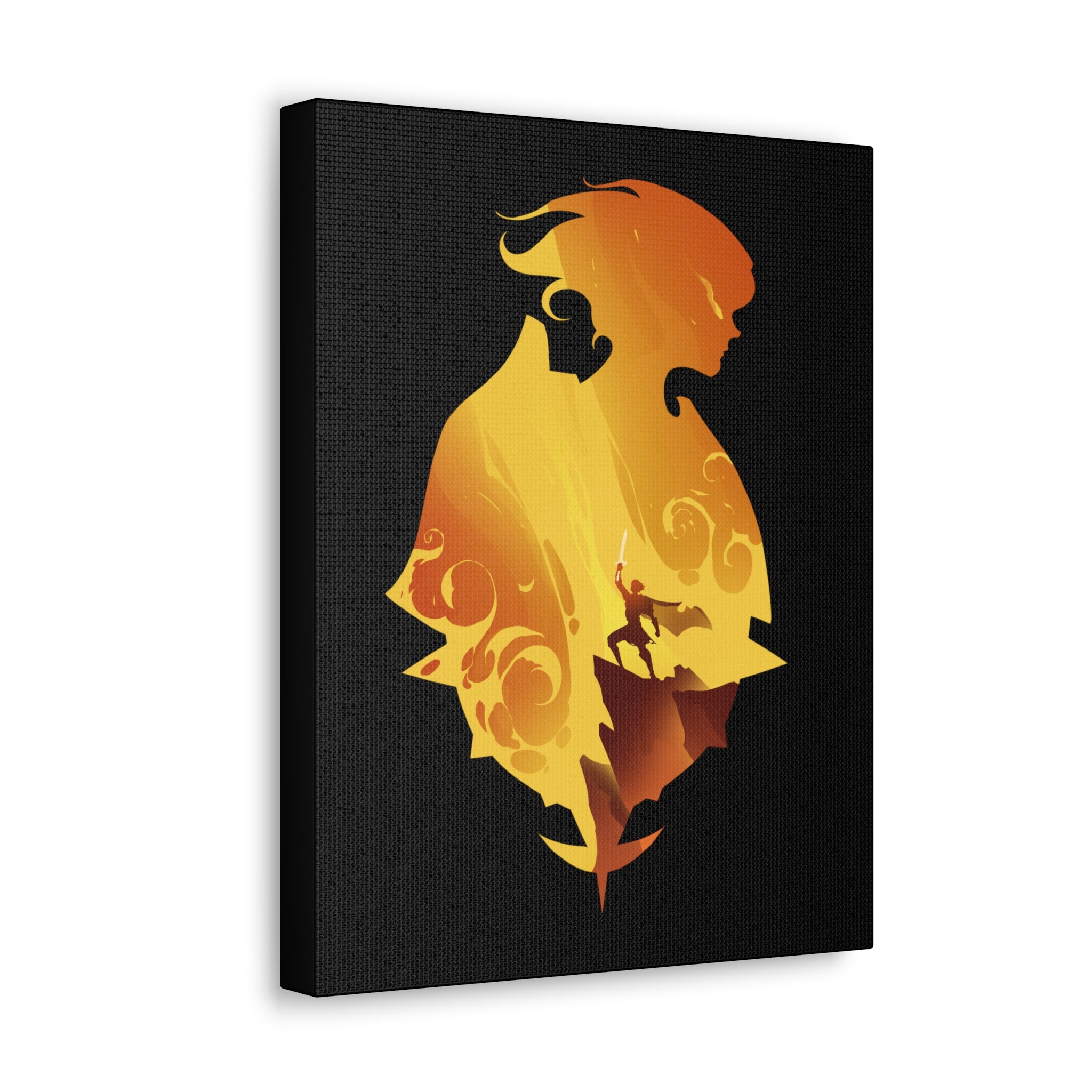 PALADIN CLASS SILHOUETTE CANVAS GALLERY WRAPS