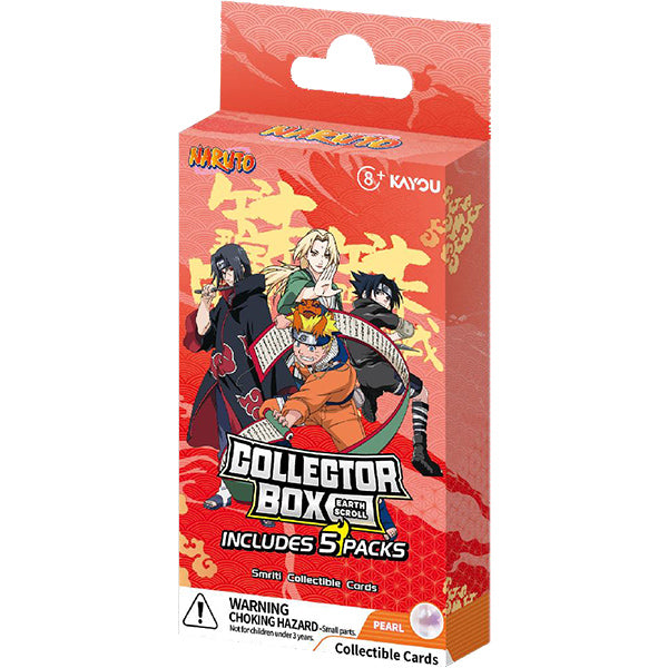 Naruto Collectible Cards: Earth Scroll 002 - Collector Box (5 packs)