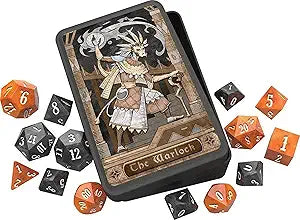 RPG Class Dice: Warlock Set Tin (14 Dice)
