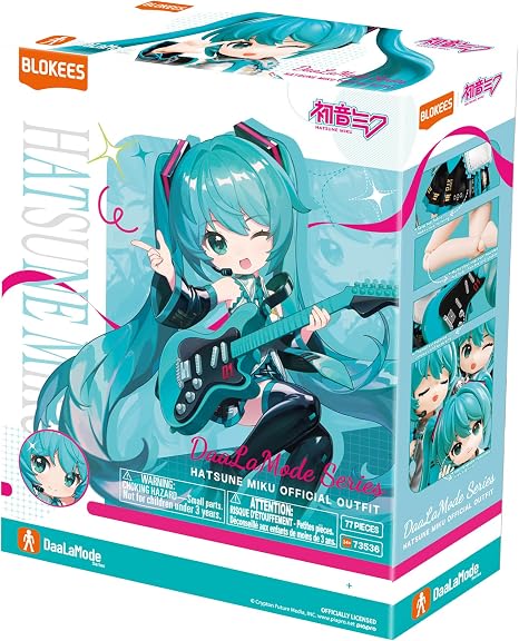 BLOKEES - DaaLaMode Series - Hatsune Miku Official Outfit - Model Kit - Assembly