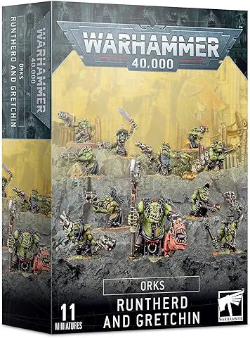 ORKS: RUNTHERD AND GRETCHIN - Short Code: 50-16