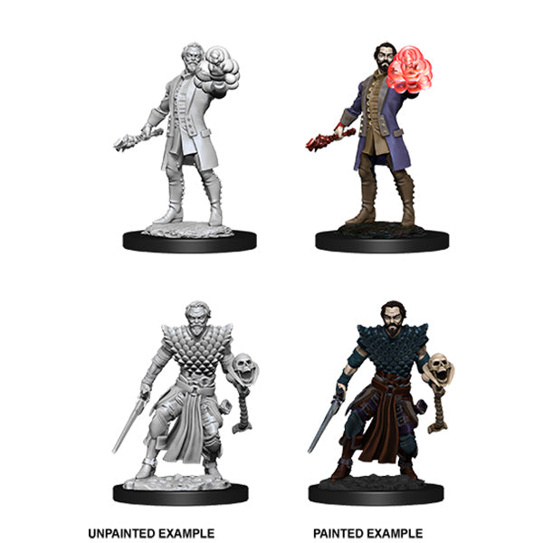 D&D Nolzur's Marvelous Miniatures: Unpainted Minis- Wave 10- Male Human Warlock