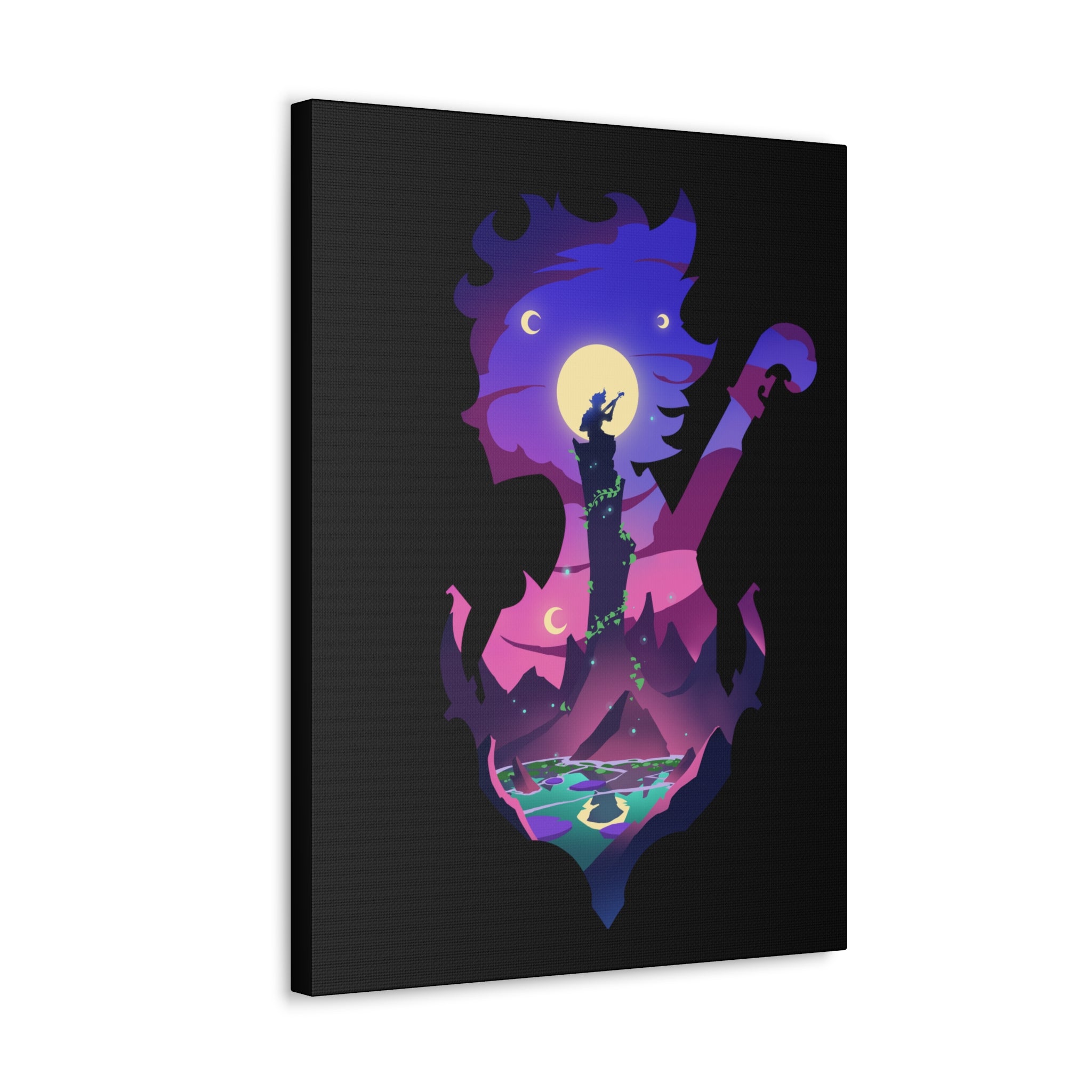 BARD CLASS SILHOUETTE CANVAS GALLERY WRAPS