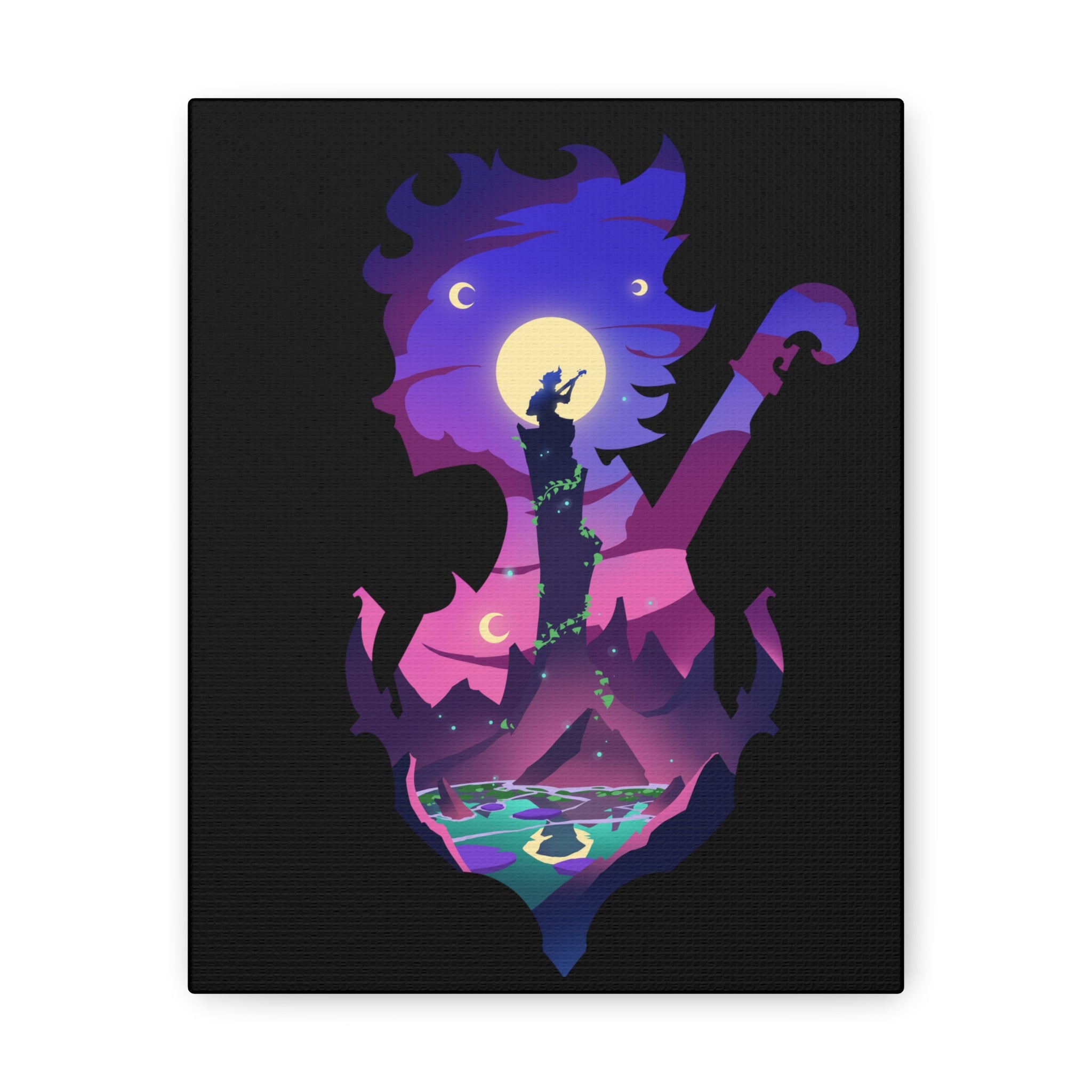 BARD CLASS SILHOUETTE CANVAS GALLERY WRAPS