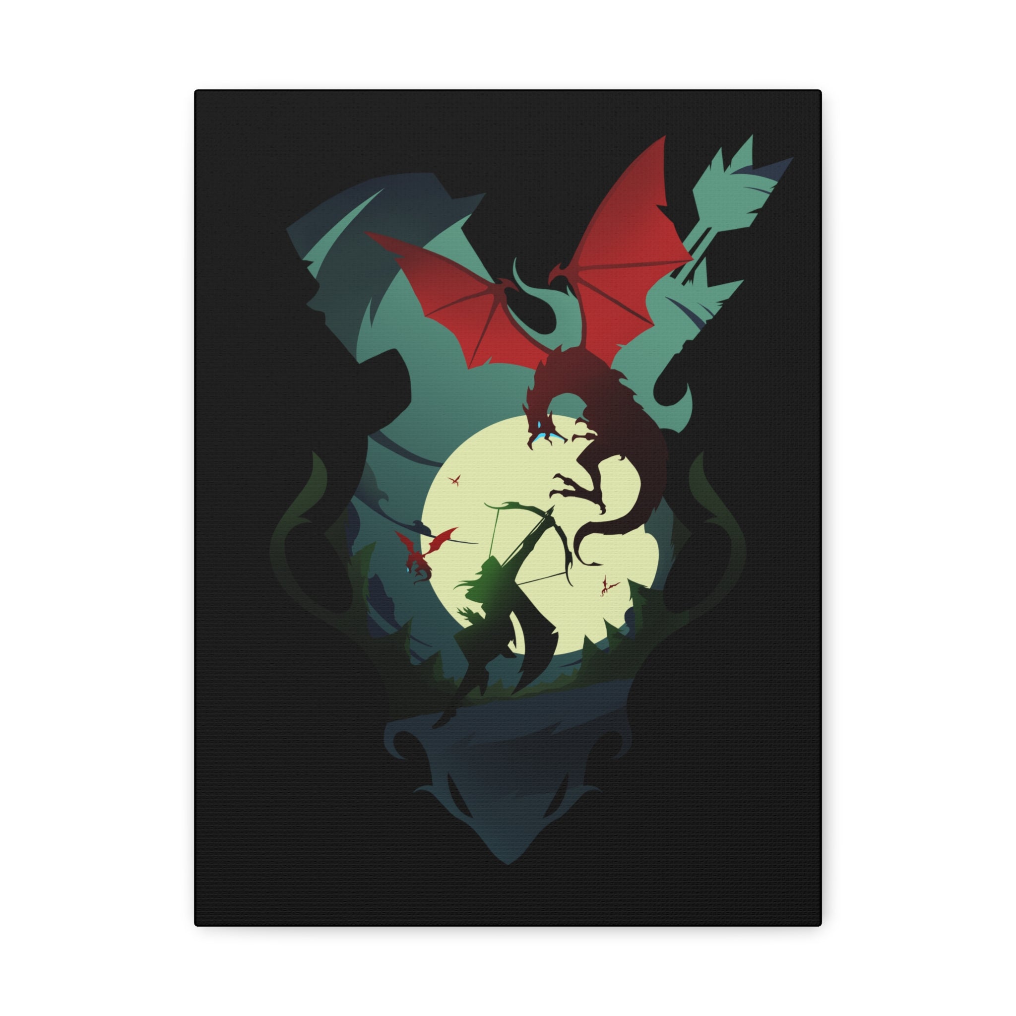 RANGER CLASS SILHOUETTE CANVAS GALLERY WRAPS