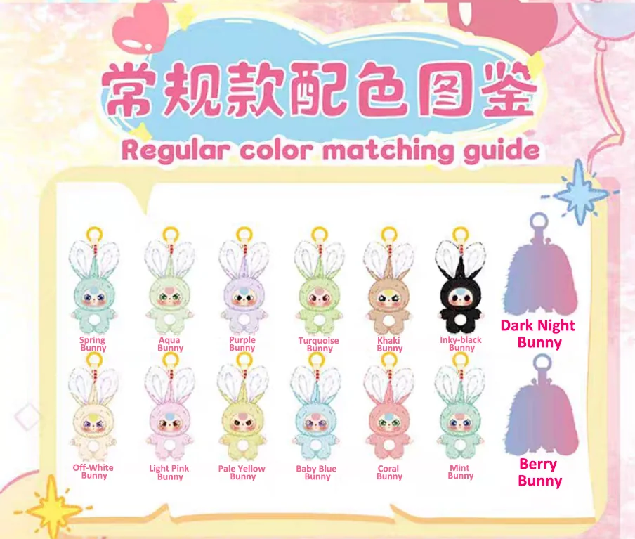 Blind Box: Baby Three Rabbit Macaron Cute Bunny