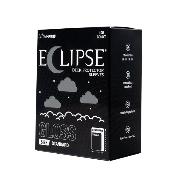 Card Sleeves: UltraPro Eclipse Standard Gloss | Smoke Grey (105 ct)