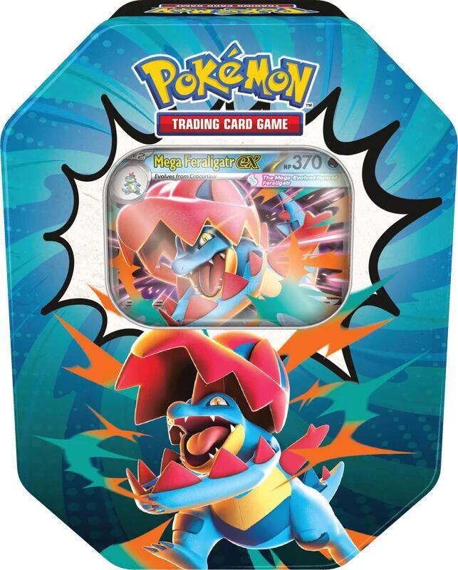 Pokemon: Ascended Heroes Tin [Mega Feraligatr ex]