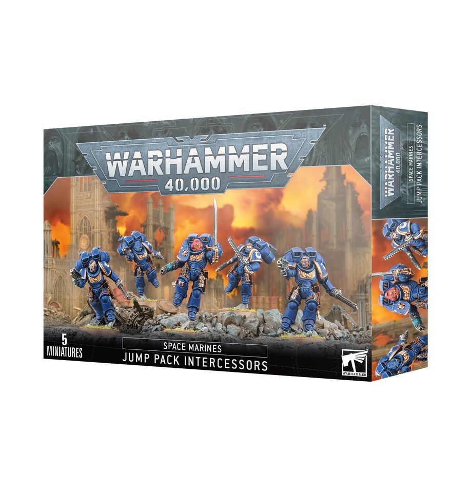 Warhammer: SPACE MARINES JUMP PACK INTERCESSORS - 48-13