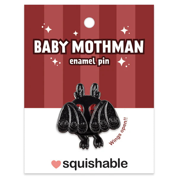 Squishable Baby Mothman Enamel Pin