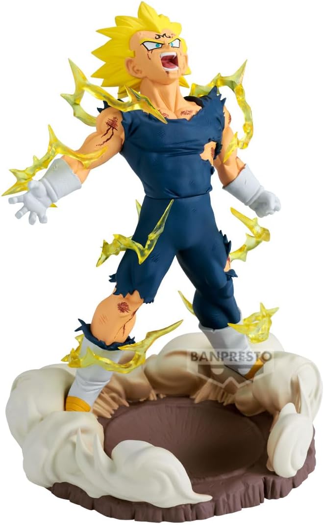 Anime Figure: Dragon Ball Z - Majin Vegeta - History Box - Bandai Namco