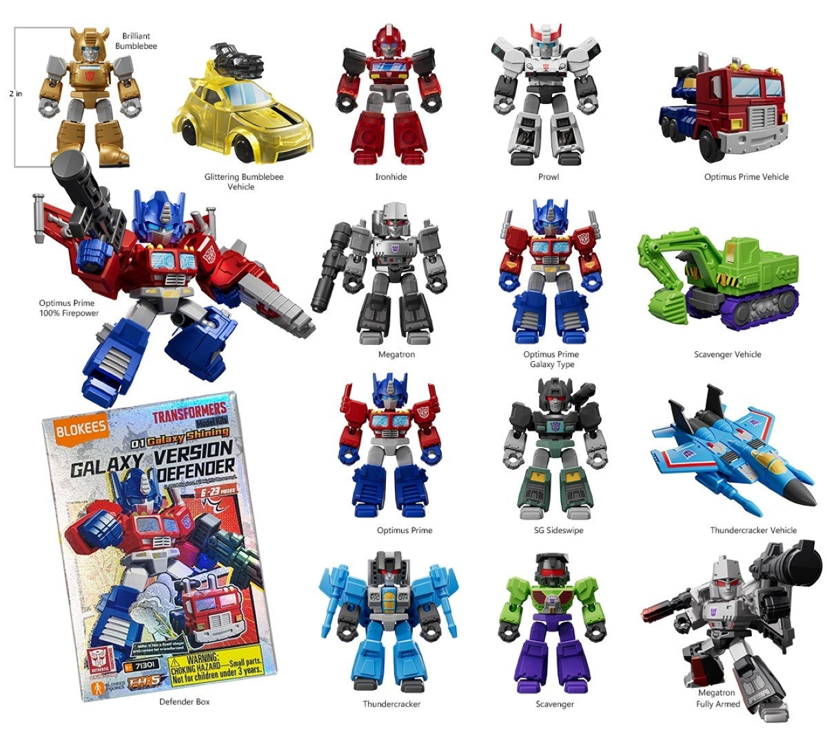 Blokees: Transformers - Defender Version 01 Shining - BLIND BOX