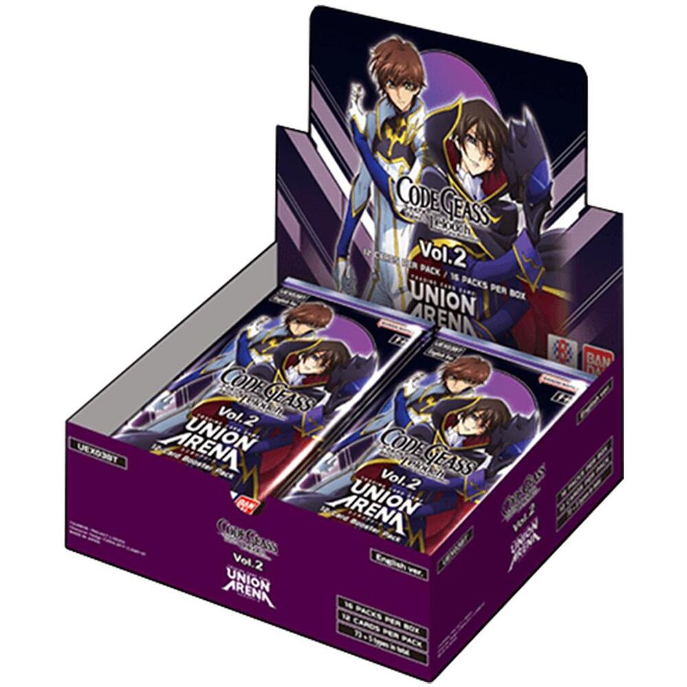 UNION ARENA: Code Geass Lelouch of the Rebellion Vol. 2  - BOOSTER BOX (16 ct)