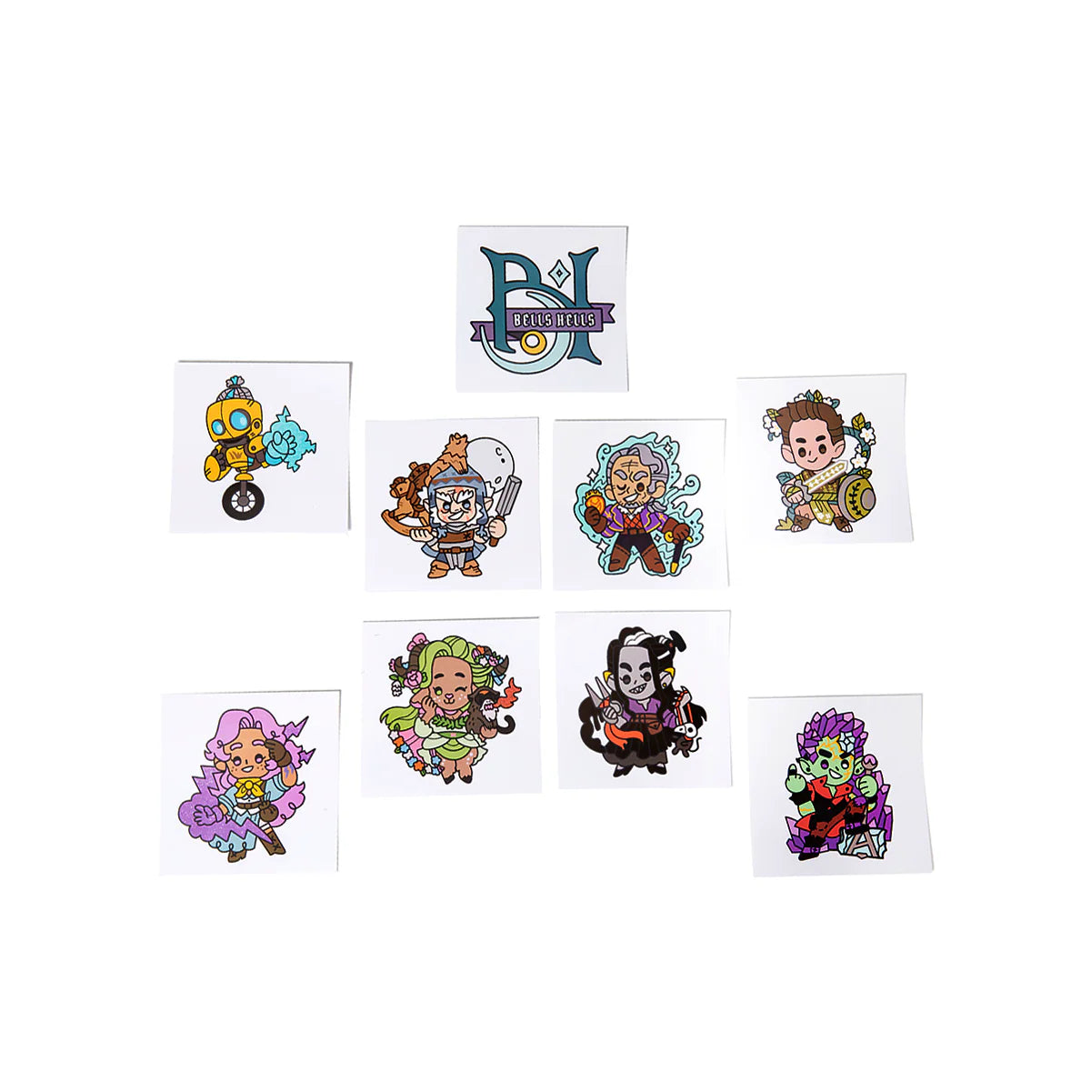Critical Role: Bells Hells Chibi Vinyl Decal 9-Pack