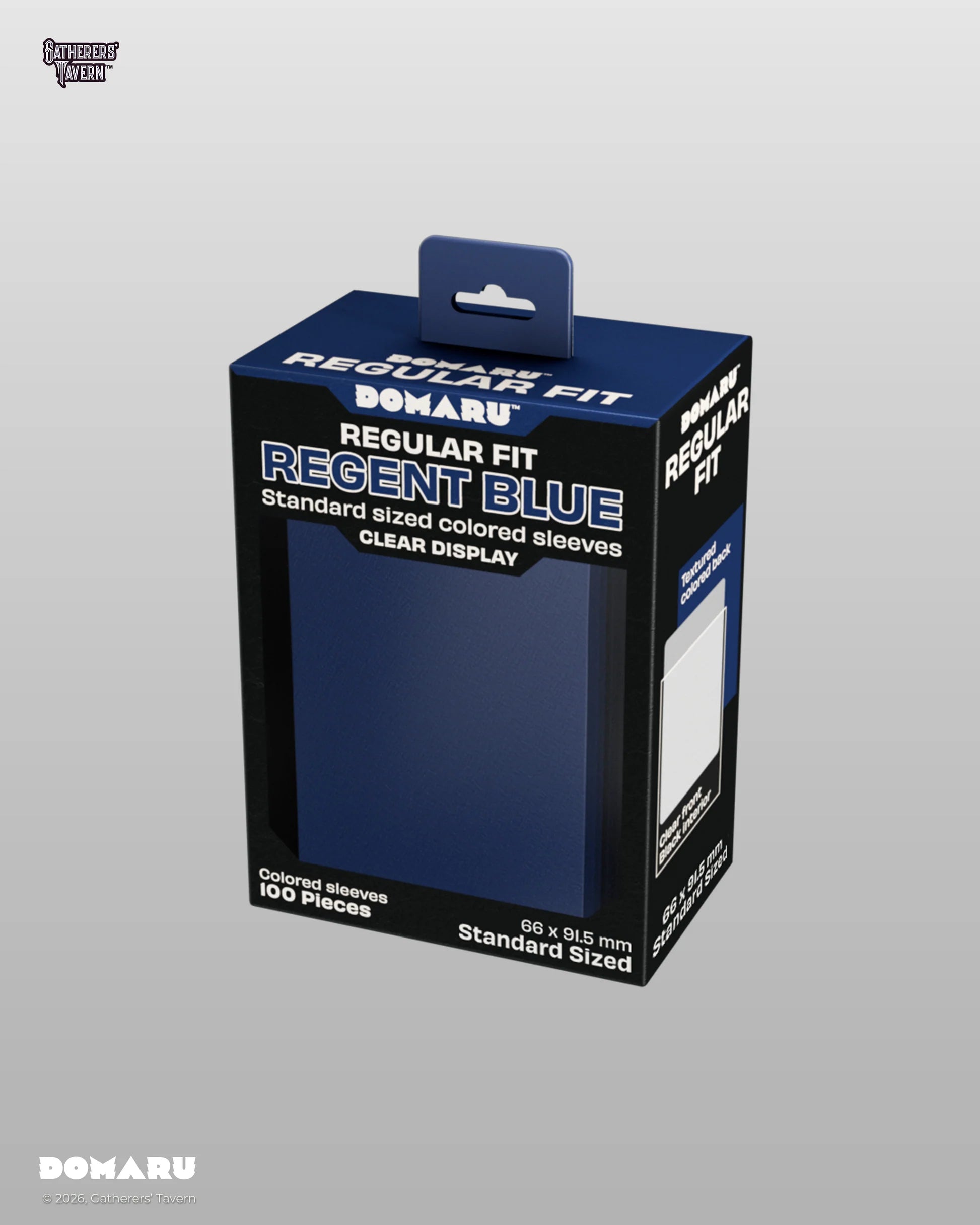 DOMARU Regular Fit Sleeves [Standard] - Regent Blue (100 ct.)