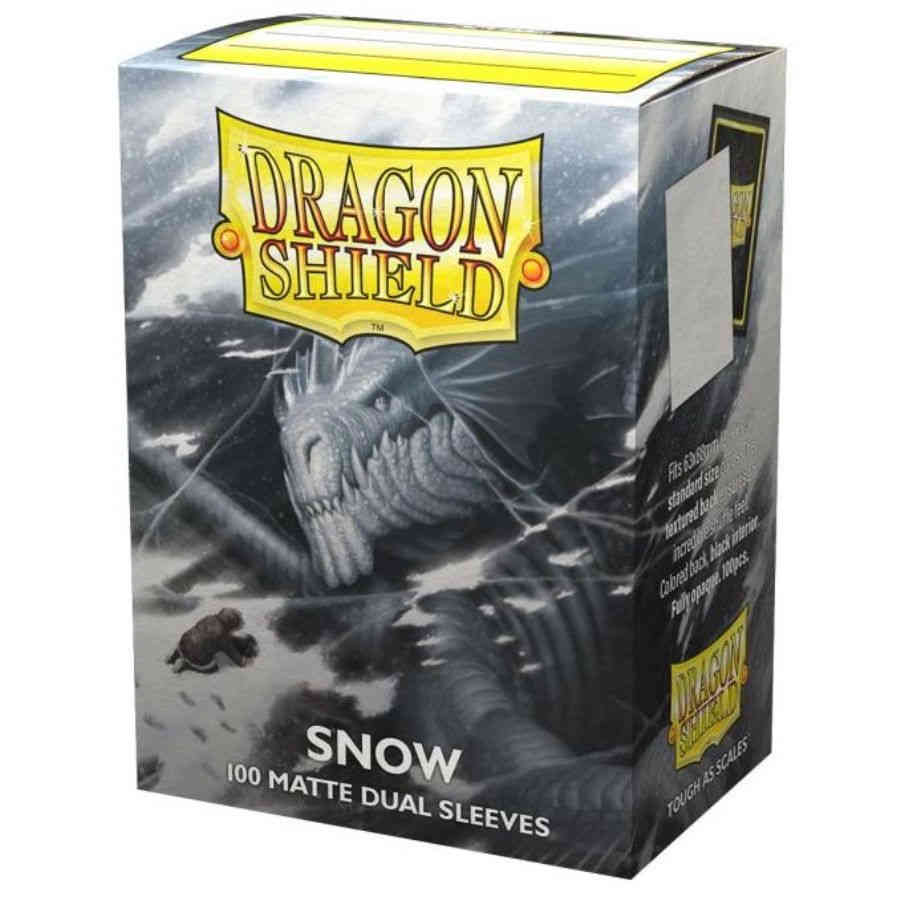 Dragon Shield Sleeves: Standard DUAL - Matte Snow 'Nirin' (100 ct.)