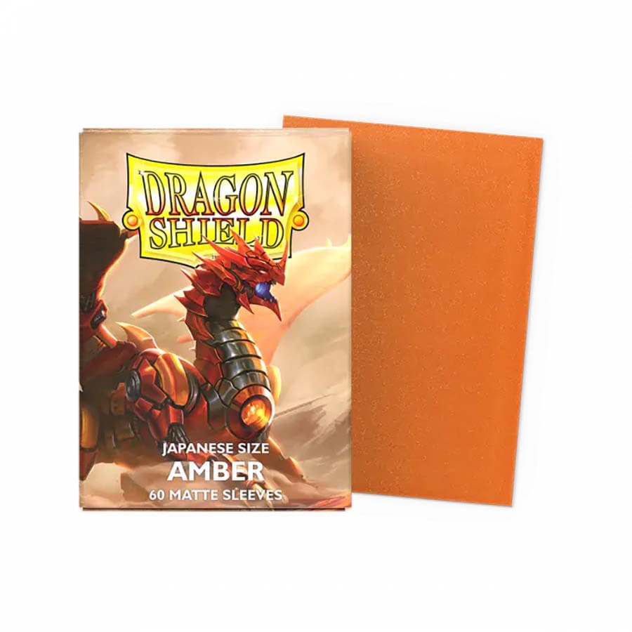 Dragon Shield Sleeves: Japanese - Matte Amber (60 ct.)