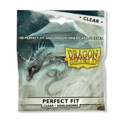 Dragon Shield Sleeves: Perfect Fit Sideloaders - Clear (100 ct. In bag)