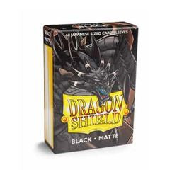 Dragon Shield Sleeves: Japanese - Matte Black (60 ct.)