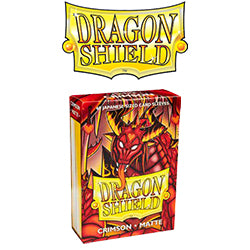 Dragon Shield Sleeves: Japanese - Matte Crimson (60 ct.)