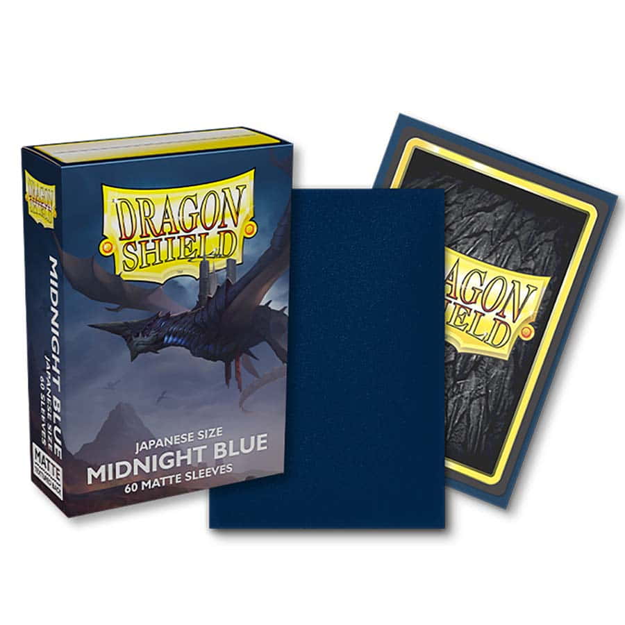 Dragon Shield Sleeves: Japanese - Matte Midnight Blue (60 ct.)