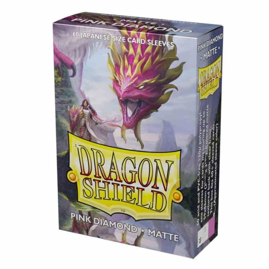 Dragon Shield Sleeves: Japanese - Matte Pink Diamond (60 ct.)
