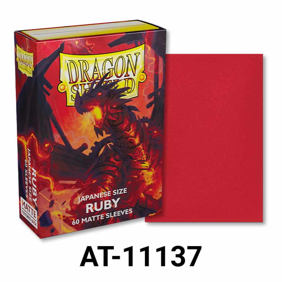 Dragon Shield Sleeves: Japanese - Matte Ruby 'Geledar' (60)