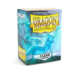 Dragon Shield Sleeves: Standard - Matte Clear (100 ct.)