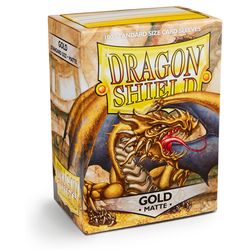 Dragon Shield Sleeves: Standard - Matte Gold (100 ct.)