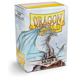 Dragon Shield Sleeves: Standard - Matte Silver (100 ct.)