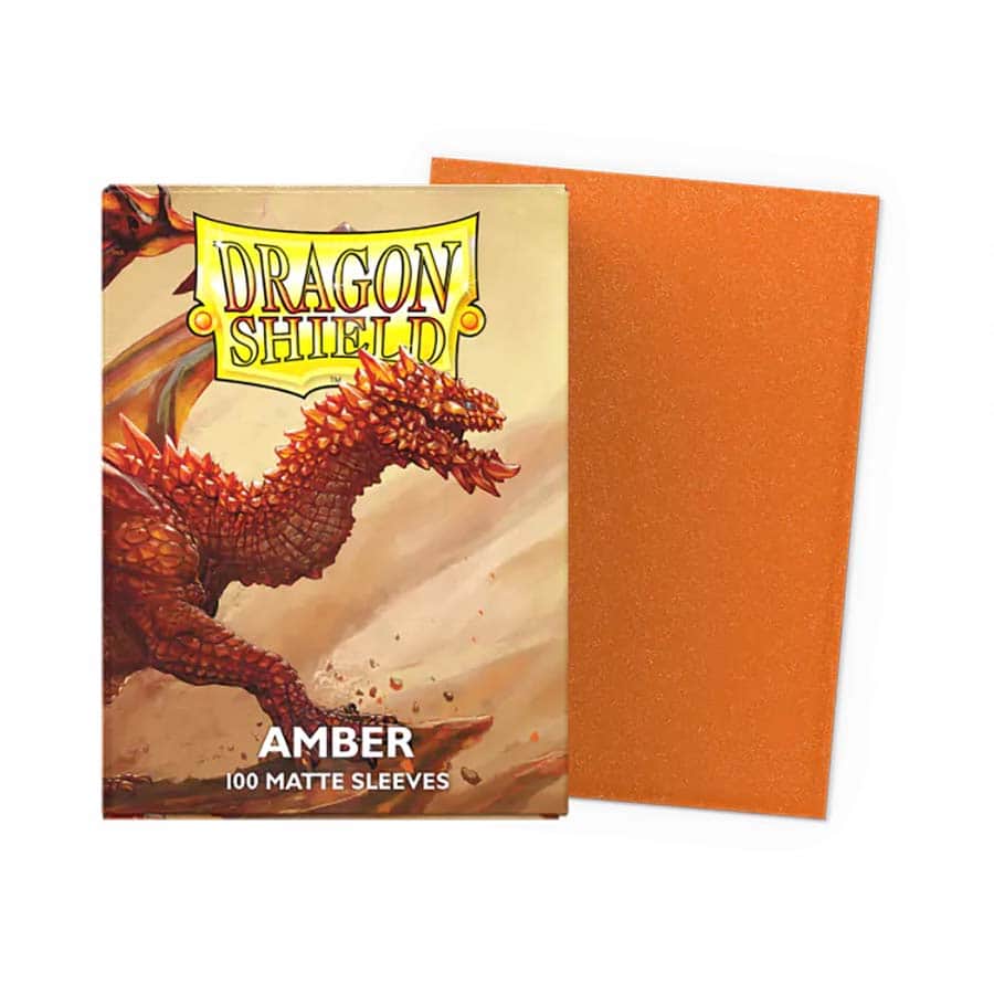 Dragon Shield Sleeves: Standard - Matte Amber (100 ct.)
